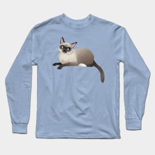 Siamese Cat Long Sleeve T-Shirt